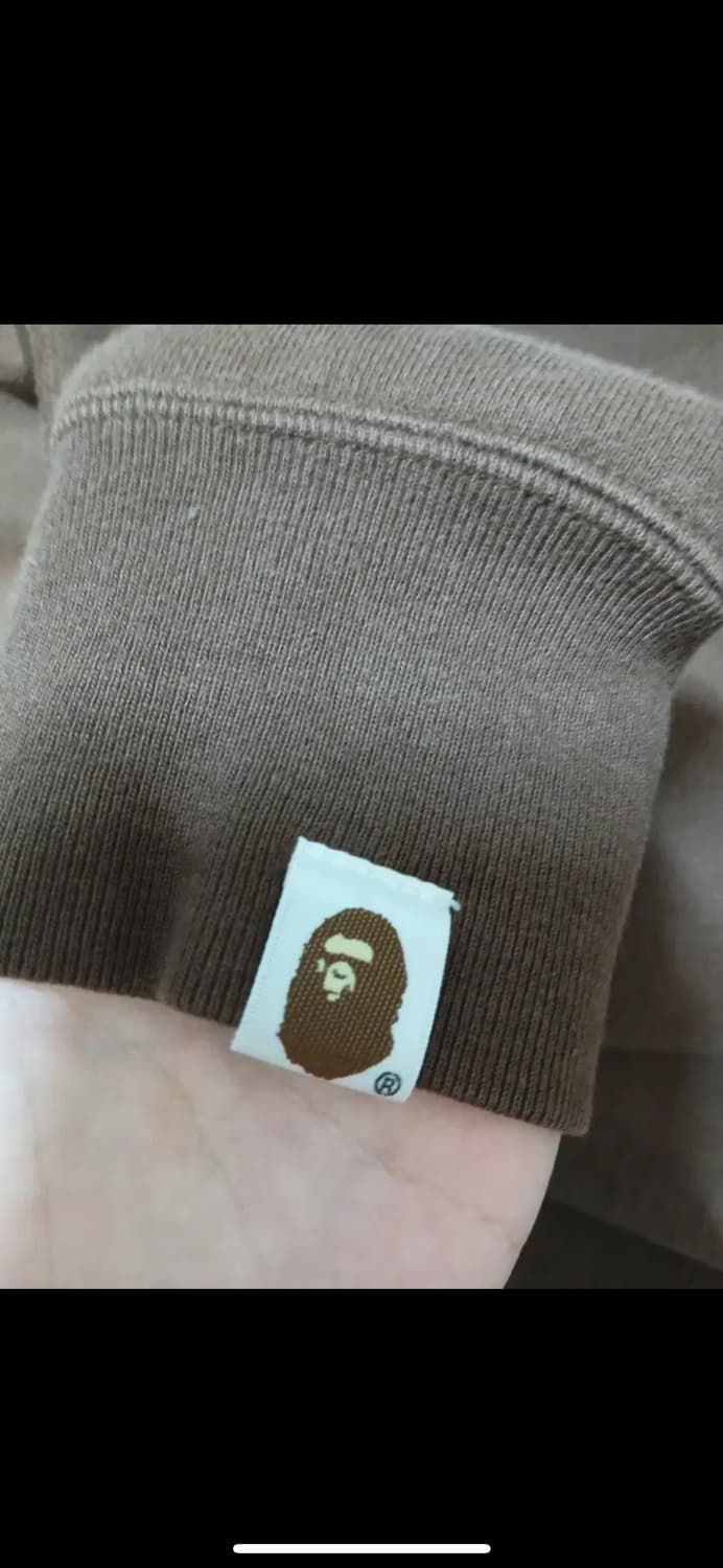 BAPE 베이프 OG 타이거 샤크 풀집업 후드 브라운M 상품이미지4