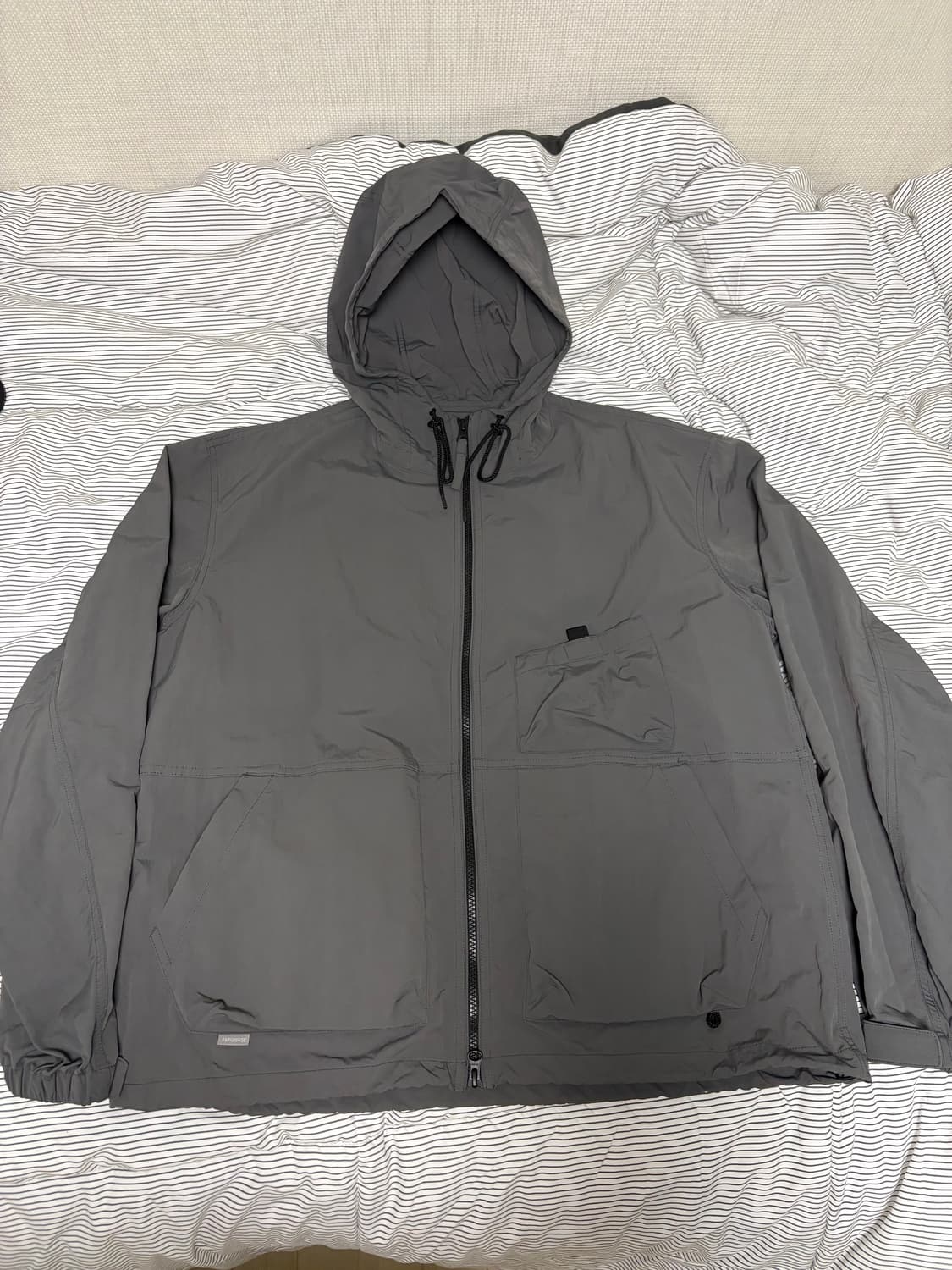 에스피오나지 Ray Yacht Parka 바람막이 차콜 M 상품이미지1