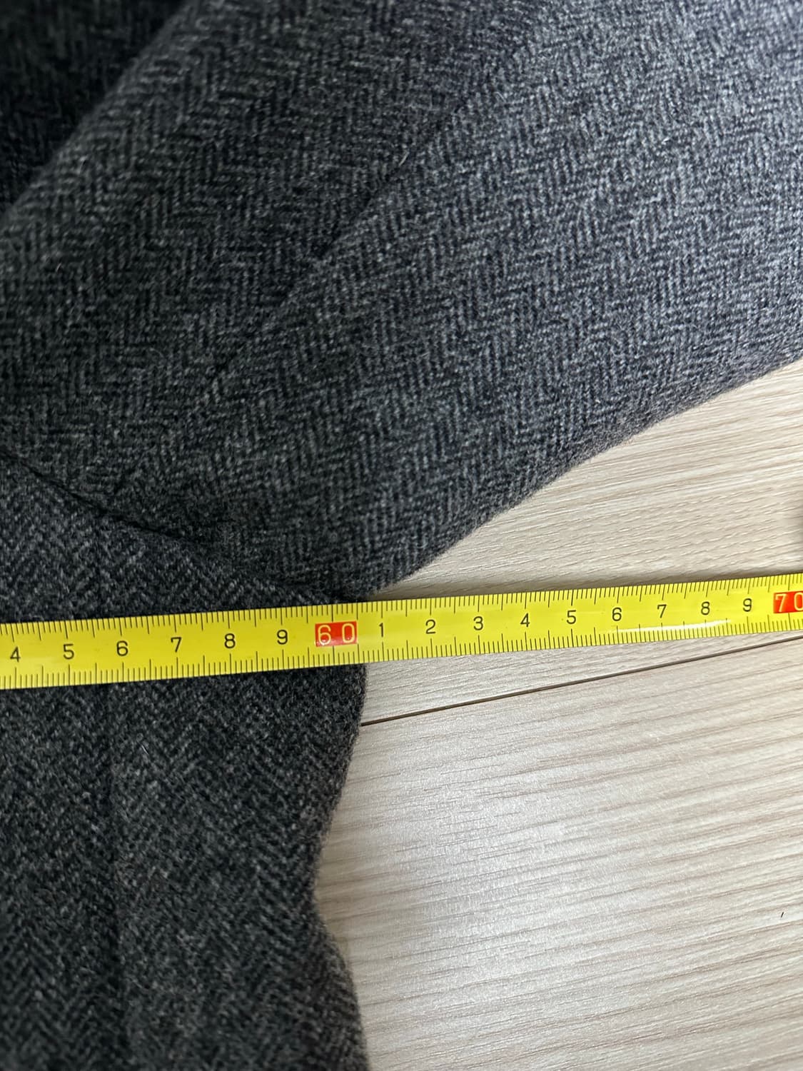 Pottery 셔클랜드 헤링본 자켓 (차콜) 5사이즈 판매 상품이미지7