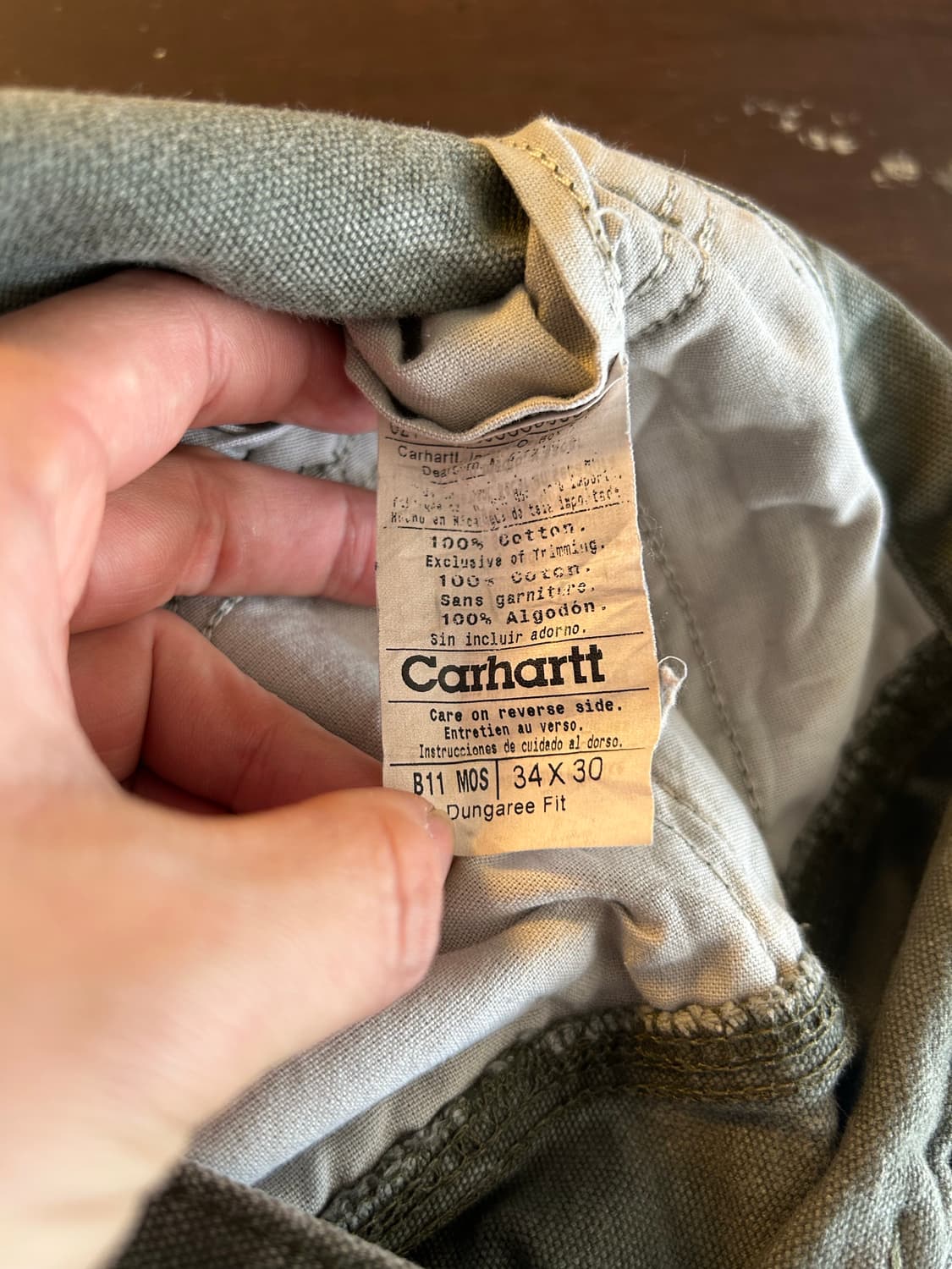 Carhartt repair B11 mos 34in 상품이미지7