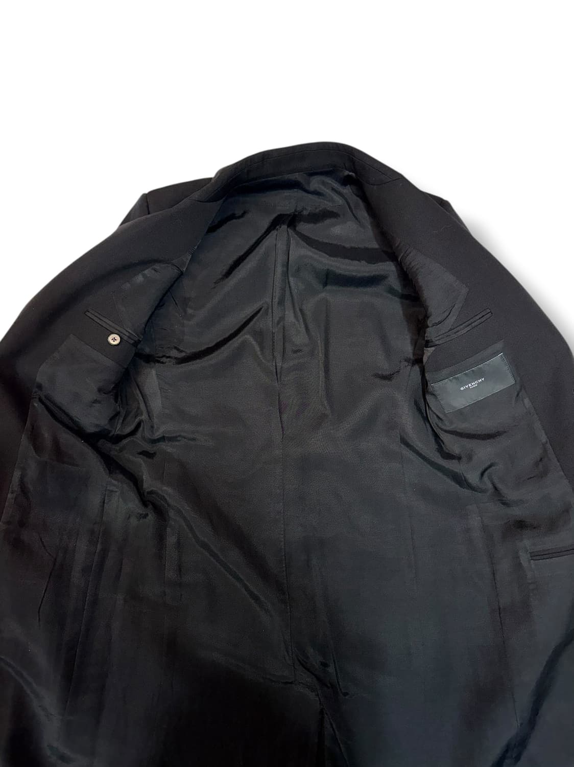 지방시 2014W 새틴 백패널 블랙 롱코트 made in ITALY (S 상품이미지6