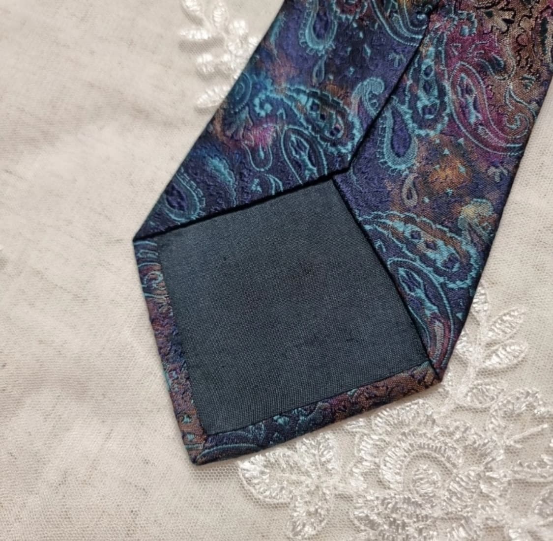 미쏘니 페이즐리 실크100% 넥타이 (상태새거급/드라이완료) 상품이미지3