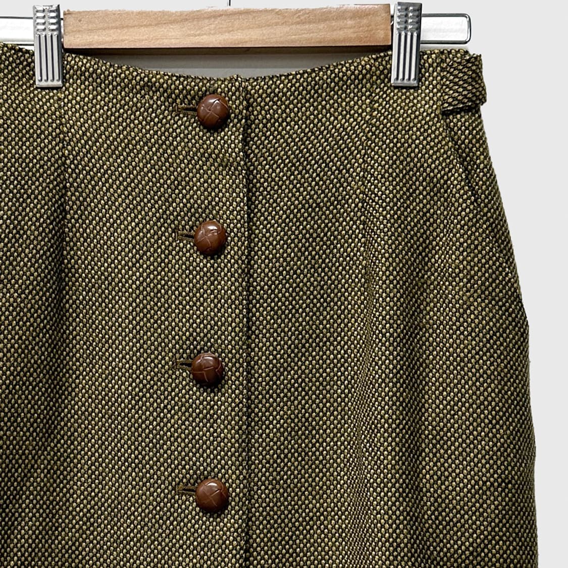 크리스챤 디올 DIOR 울 100% 스커트 치마 빈티지 레트로 여성 25 상품이미지2