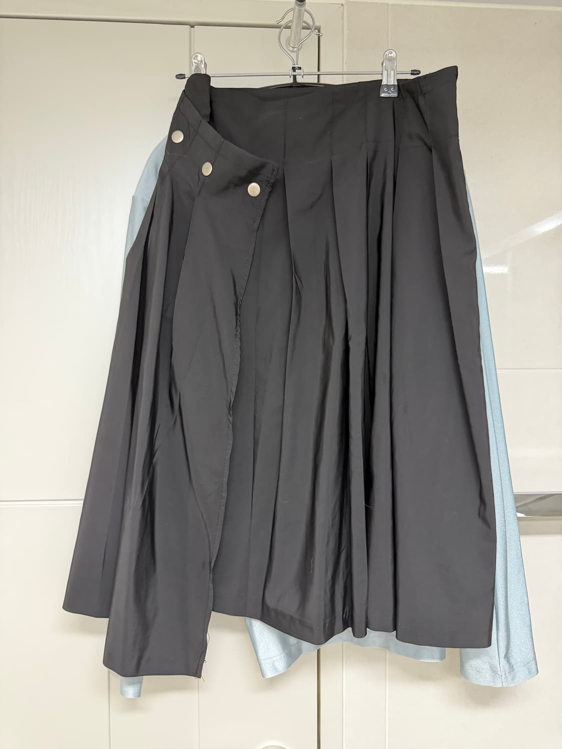 언발란스 버튼 랩스커트 상품이미지6