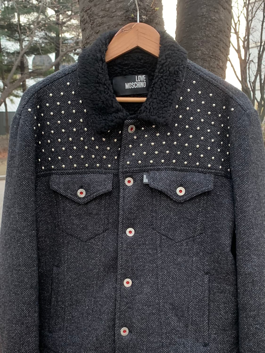 Moschino 스터드 디테일 자켓 상품이미지2