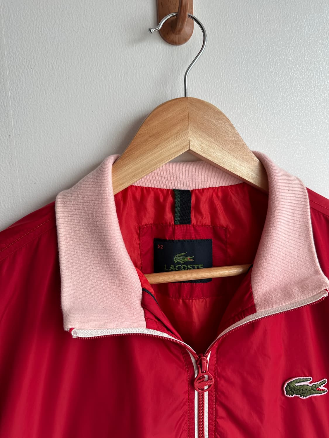 Lacoste Windbreaker Vintage Vintage 80s Rain Jacket Mens L