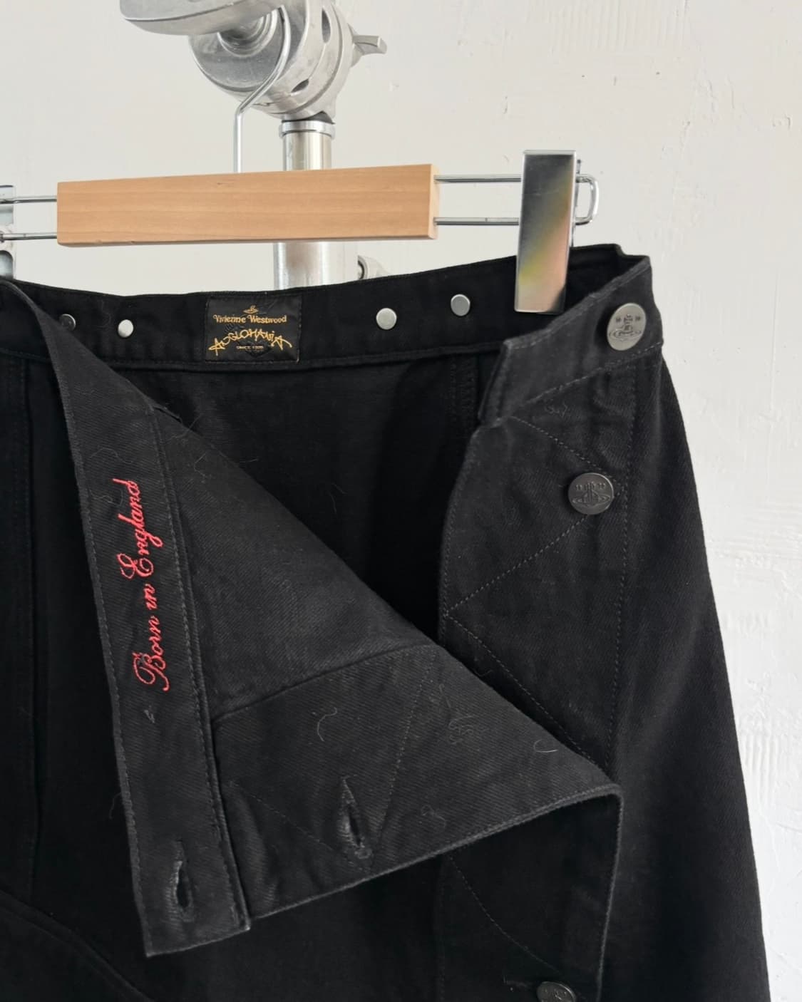 Vivienne Westwood 비비안웨스트우드 블랙 컷팅 스커트 상품이미지8