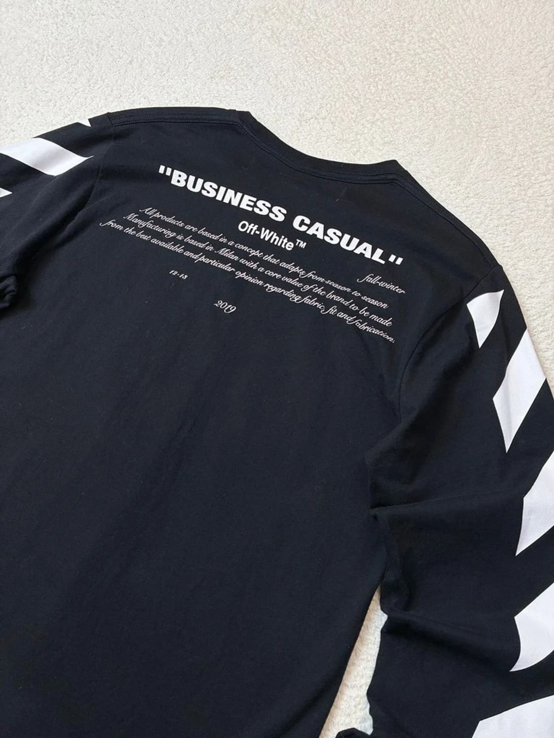 오프화이트 18FW 베르니니 프린트 코튼 롱슬리브 PN5953 상품이미지5