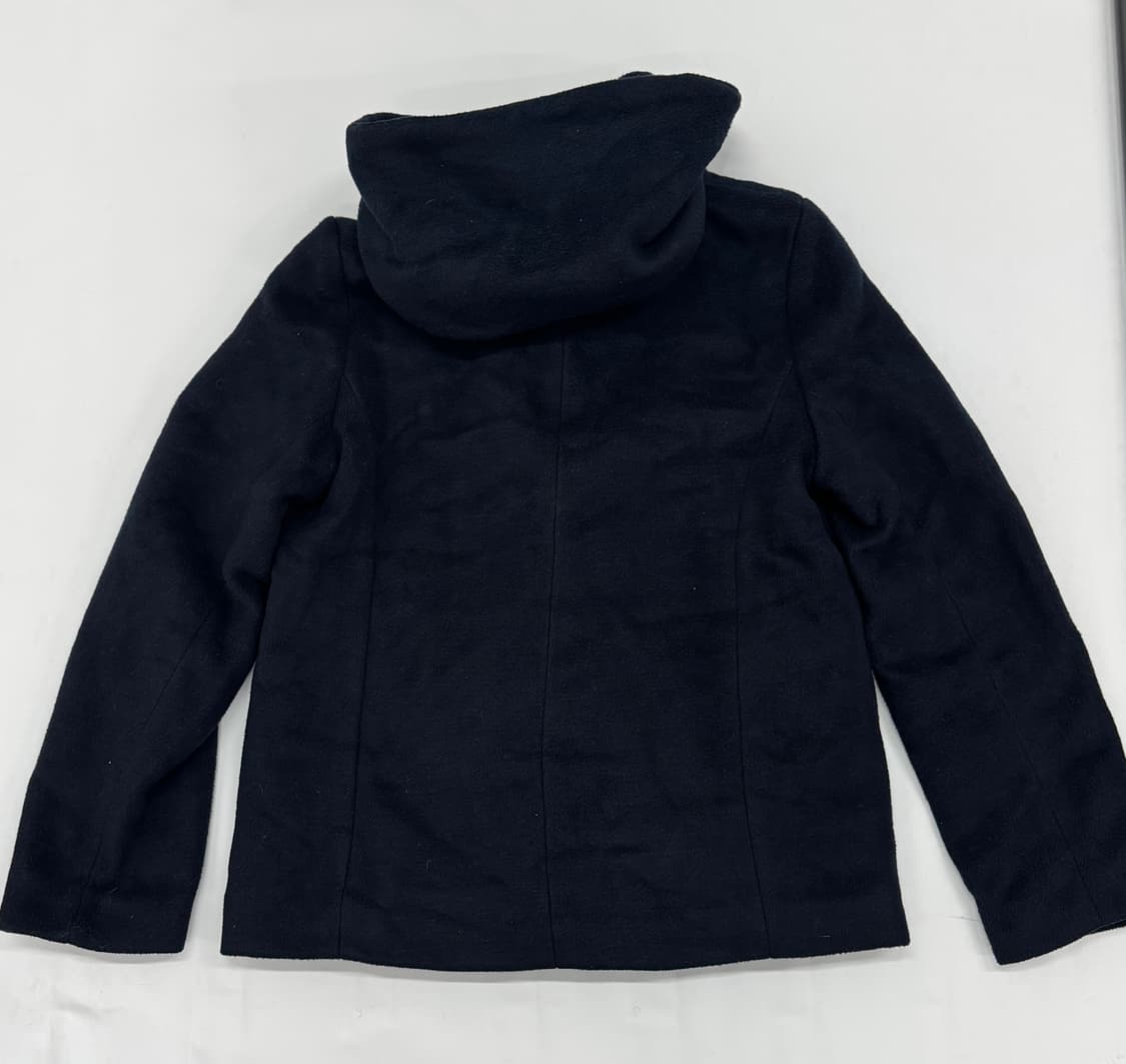 ARTICLE 네이비 후드 숏 집업 코트 그런지 러블리 히피 하구미  상품이미지4