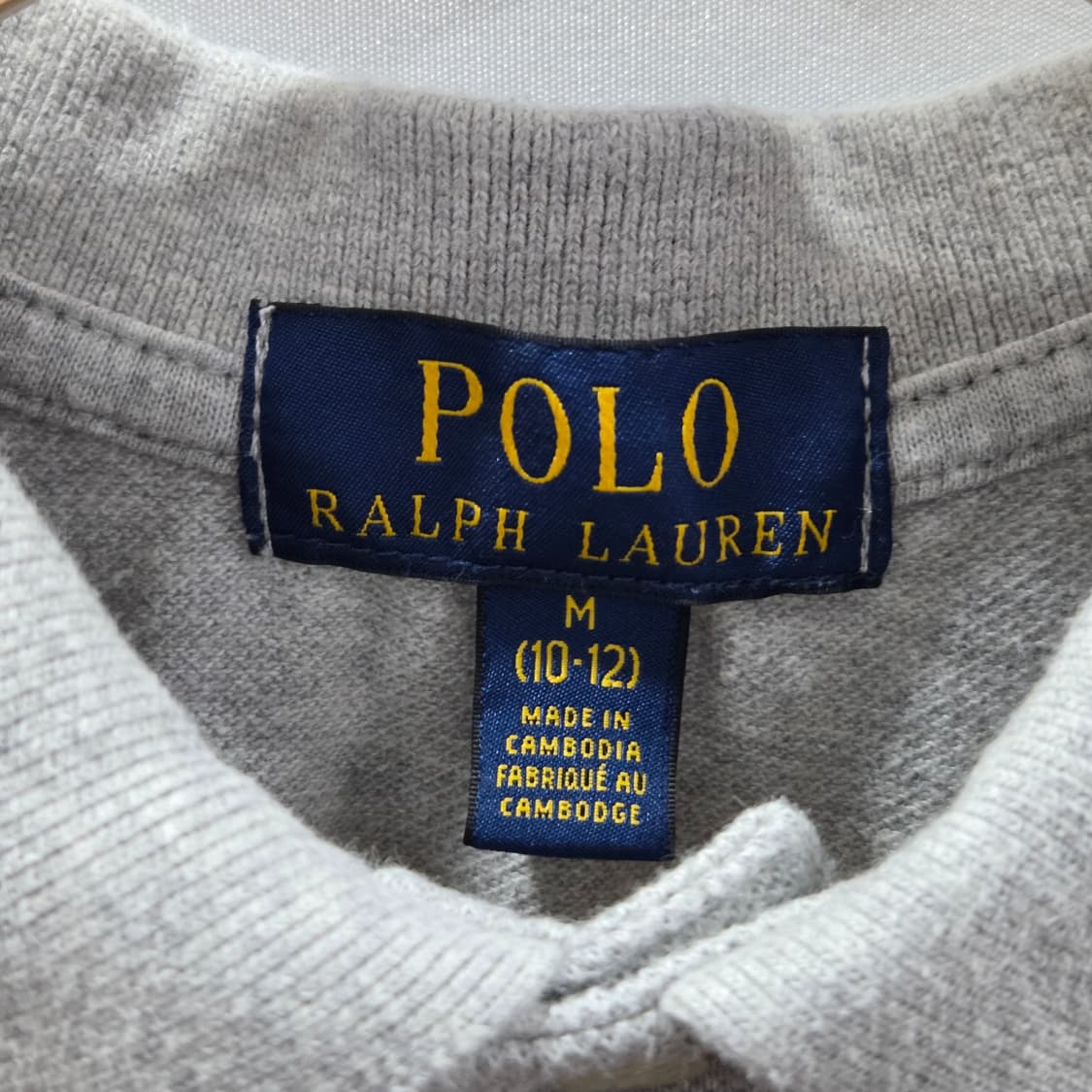 폴로랄프로렌 키즈 폴로베어 피케 카라티 그레이 M/10/12 상품이미지3