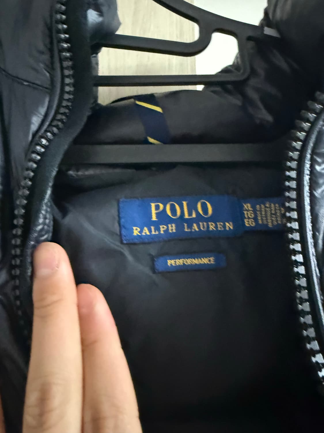 폴로 유광패딩 XL 상품이미지3