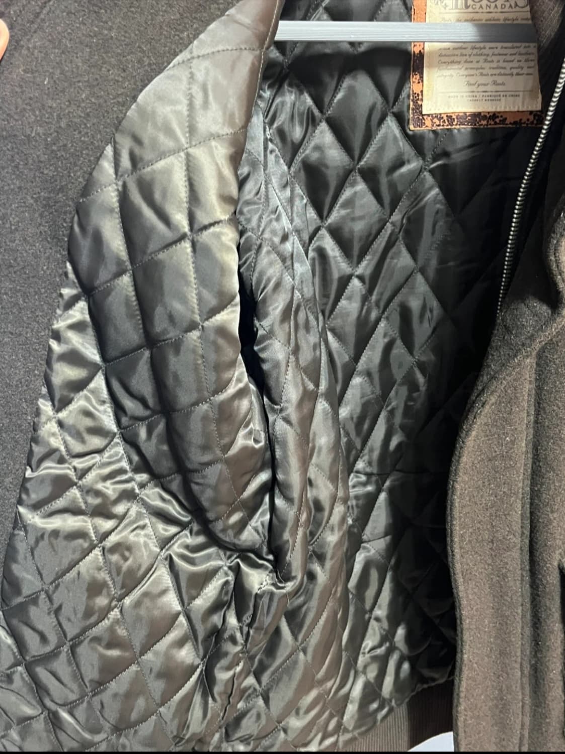 Roots 남성 카키색 모 자켓 상품이미지9