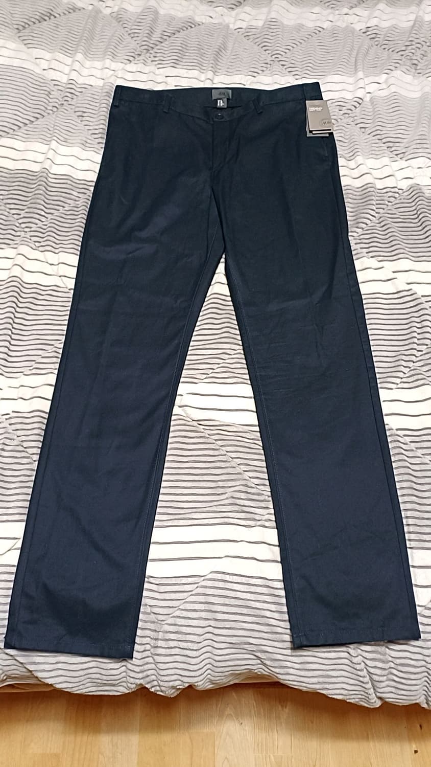 H&M 미사용 슬림면바지 36인치 기장113 상품이미지1