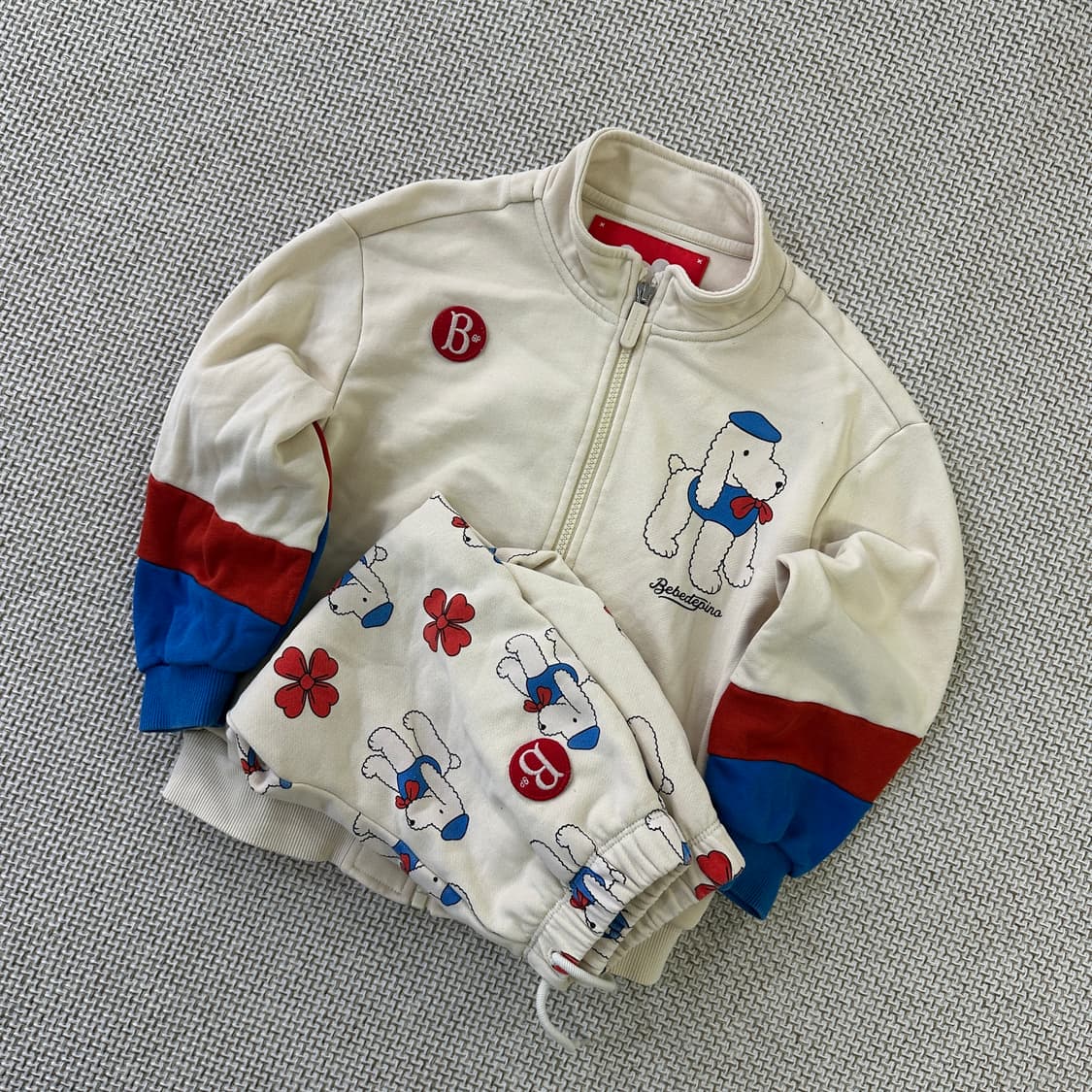 120 베베드피노 키즈 집업 세트 0428D 상품이미지1