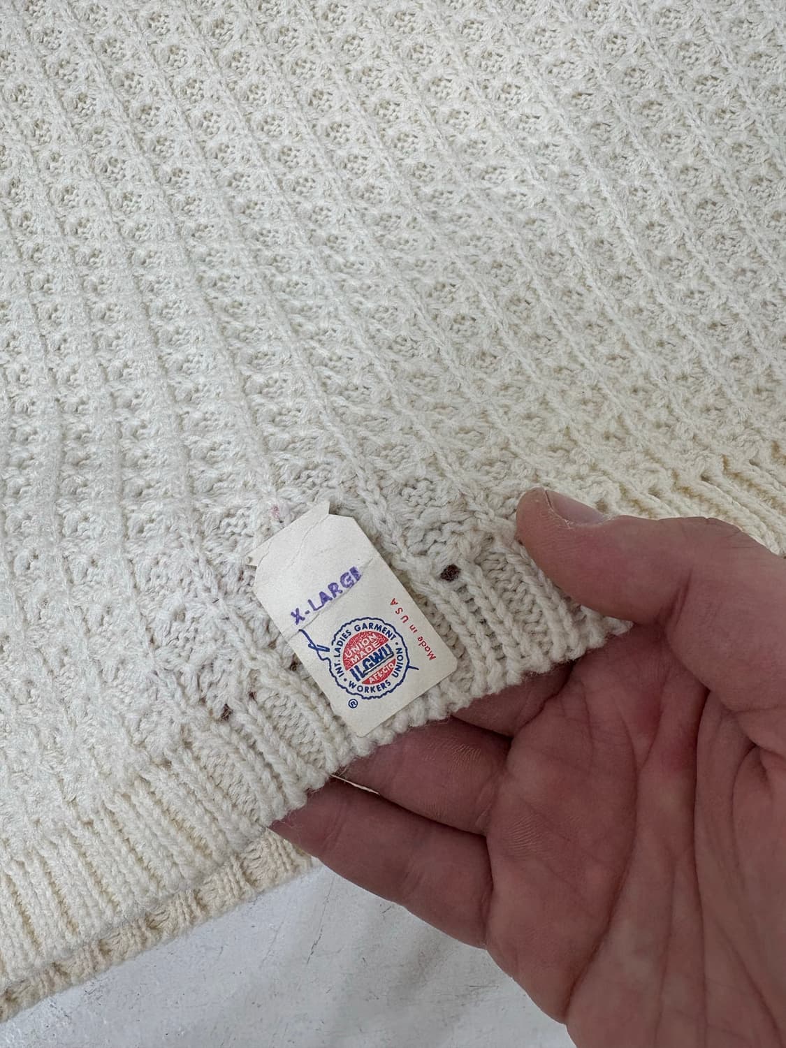 70-80’s Lord Jeff Virgin Wool Knit Vest 상품이미지5