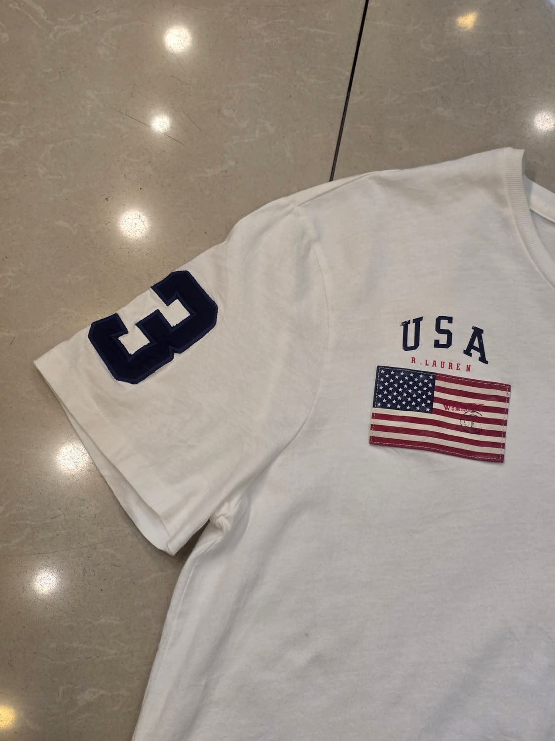 폴로랄프로렌 성조기 빅포니 반팔티셔츠 M 상품이미지2