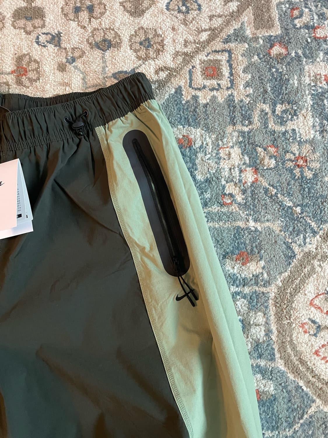 나이키 테크 드라이핏 우븐 컬러 블록 오버사이즈 팬츠(새제품. XL) 상품이미지2