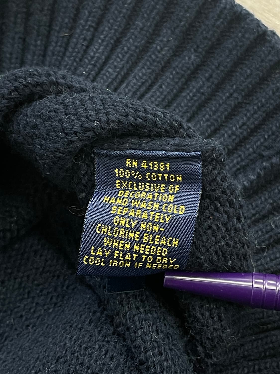 L)폴로 랄프로렌 하프집업 코튼니트 상품이미지6