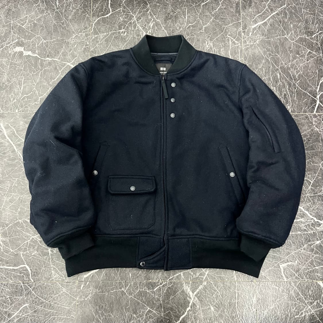 엔지니어드 가먼츠 x 유니클로 퍼프테크 숏 블루종 상품이미지1