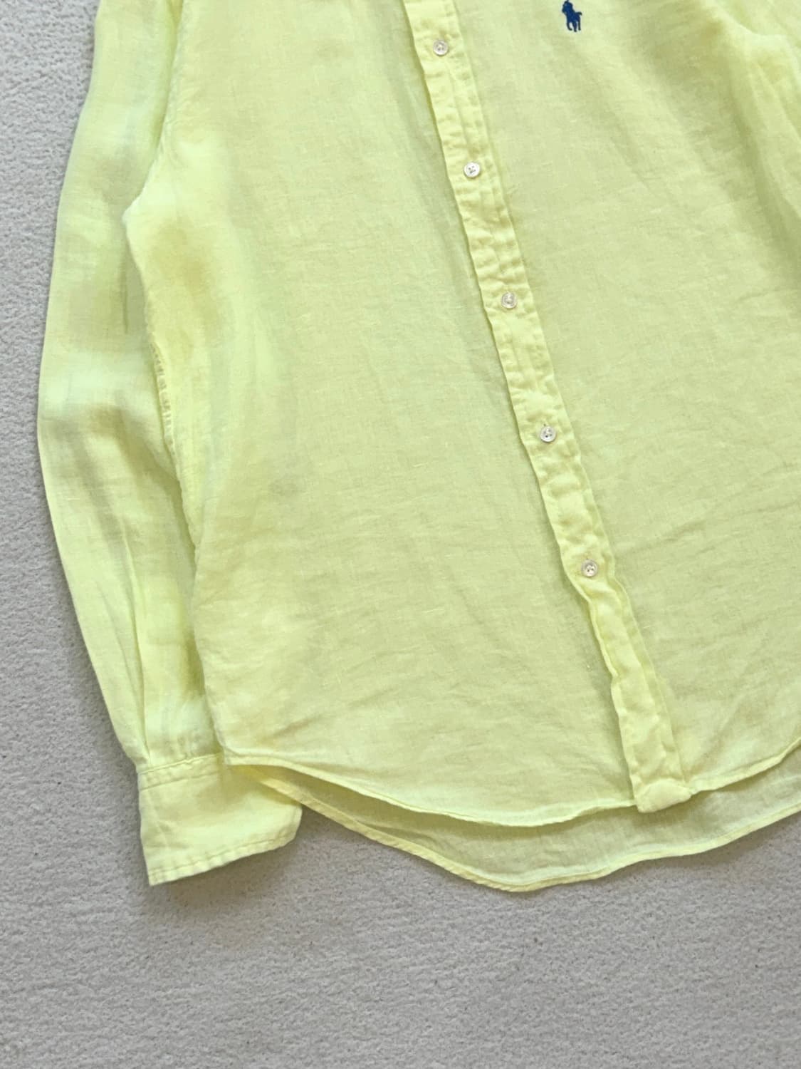 폴로 레몬 린넨 셔츠 상품이미지3