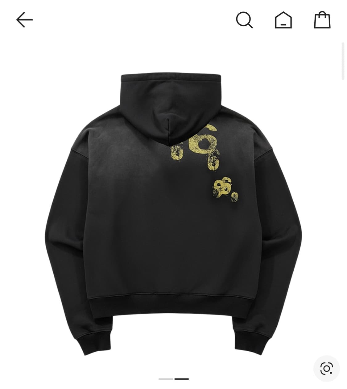 666 Hare Hoodie Zip-Up_Black L사이즈 상품이미지2