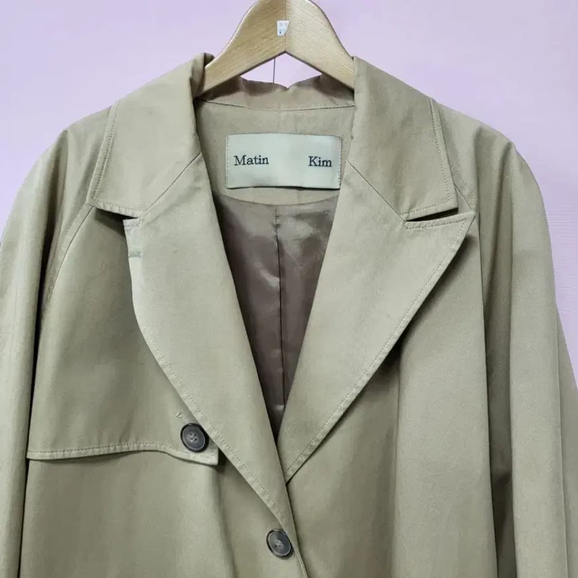 마뗑킴 롱 트렌치 코트 ~F 오버핏 상품이미지8