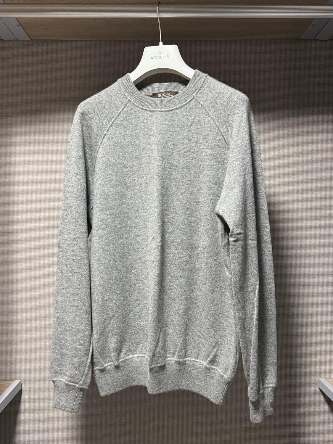 로로피아나 캐시미어 니트 그레이 48 상품이미지1