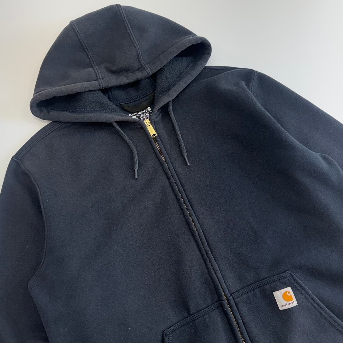 Carhartt 칼하트 네이비 루즈핏 후드집업  상품이미지4