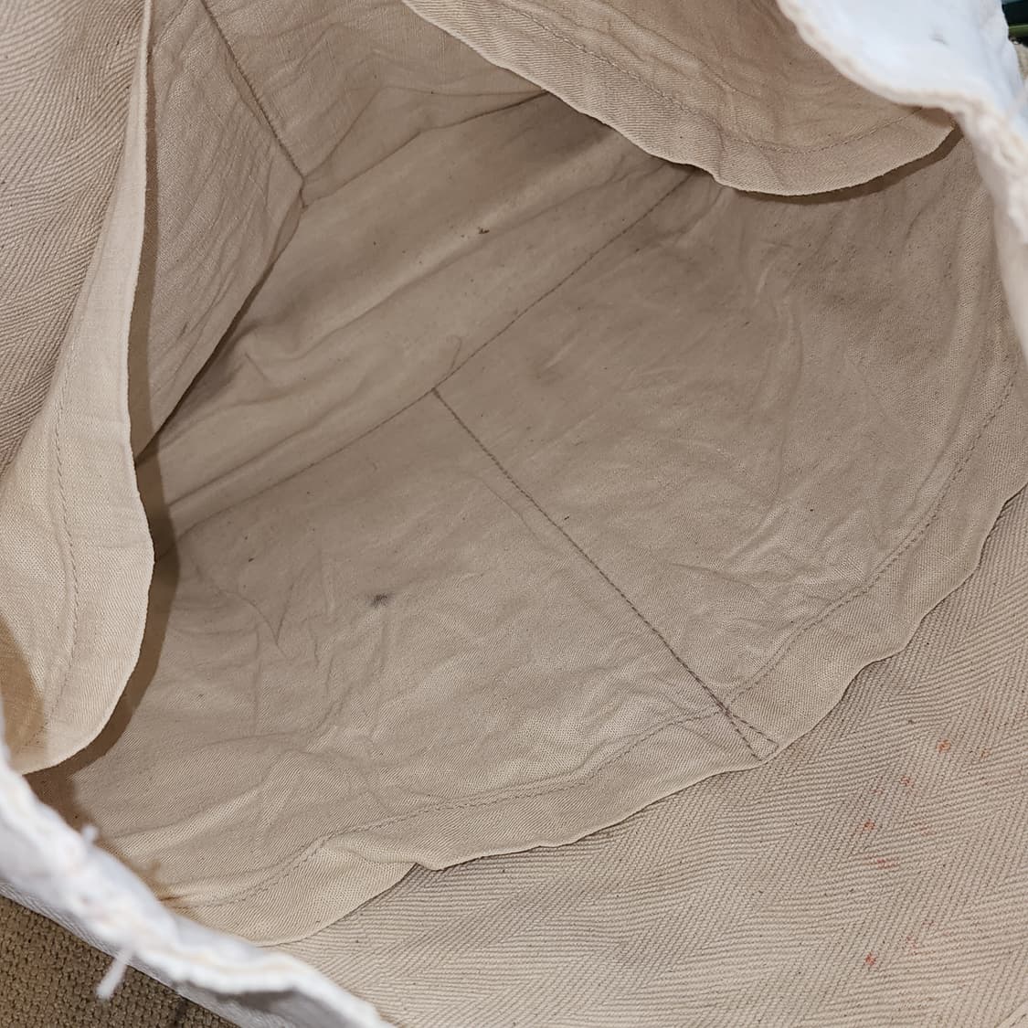 핸드 드로잉 캔버스 토트백 빈티지 더플백 리메이크 화이트 아메리칸 심볼 상품이미지8