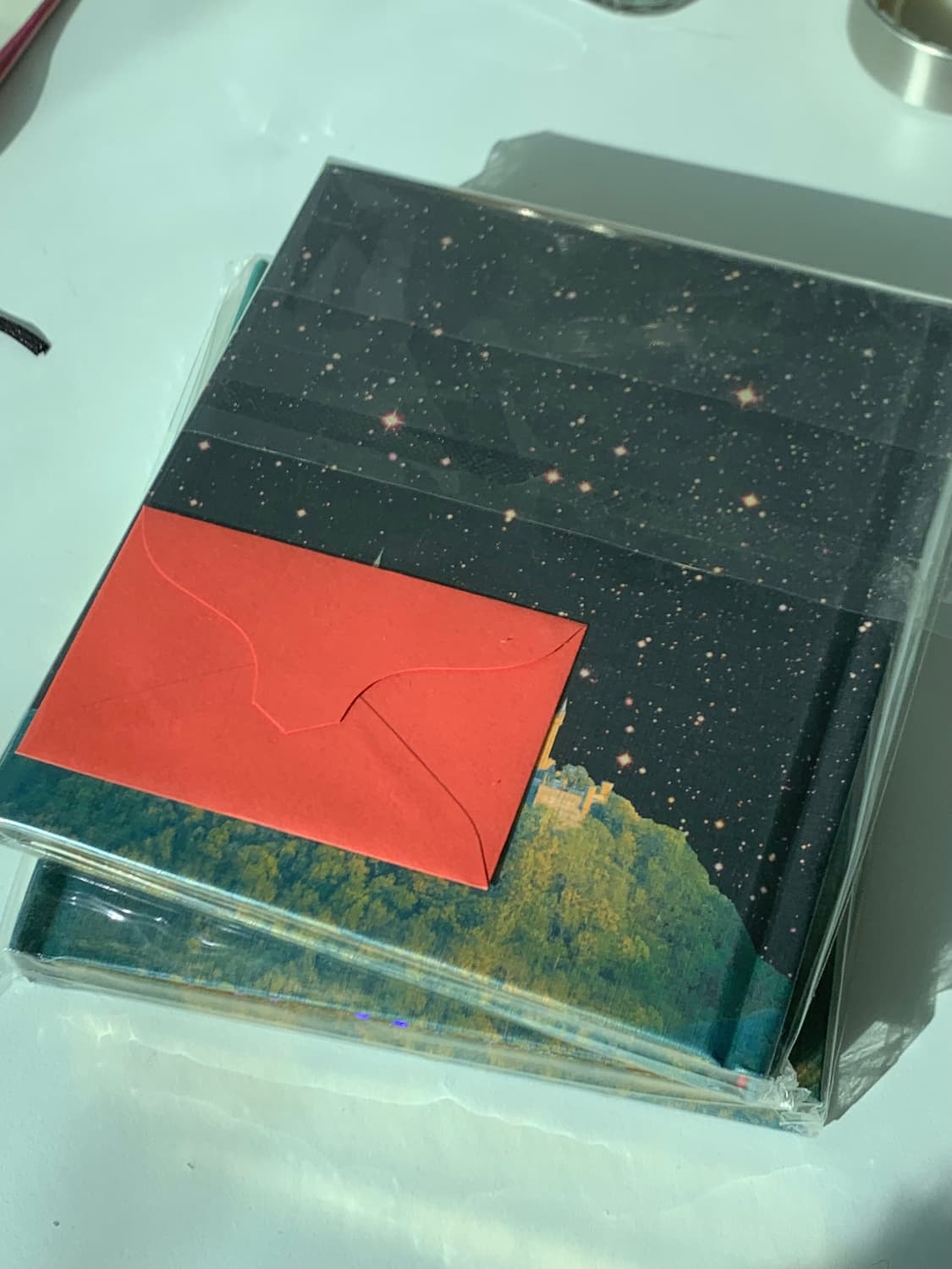 미개봉 에코드소울 다이어리 2권 메모지 2권 일괄 무지 노트 금박 별 상품이미지5