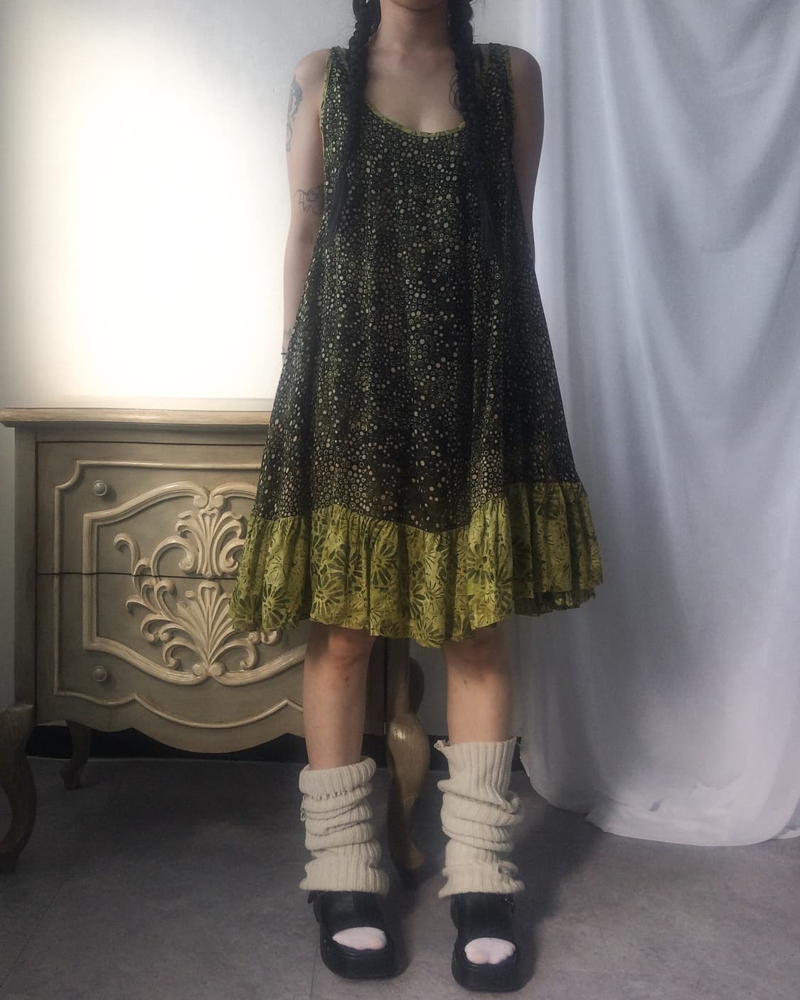 Ethnic mood sleeveless onepiece 상품이미지5