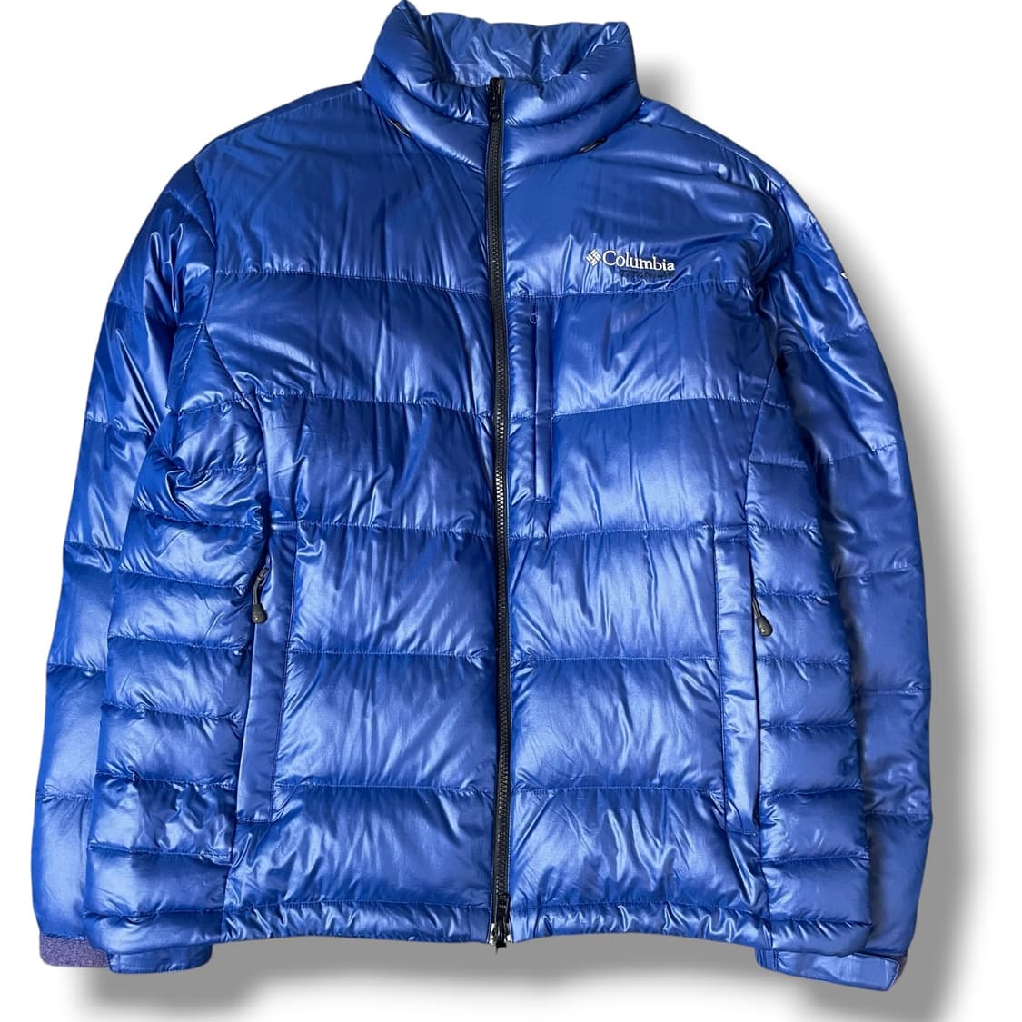 컬럼비아 pertex 구스다운 블루 패딩 XL 상품이미지1