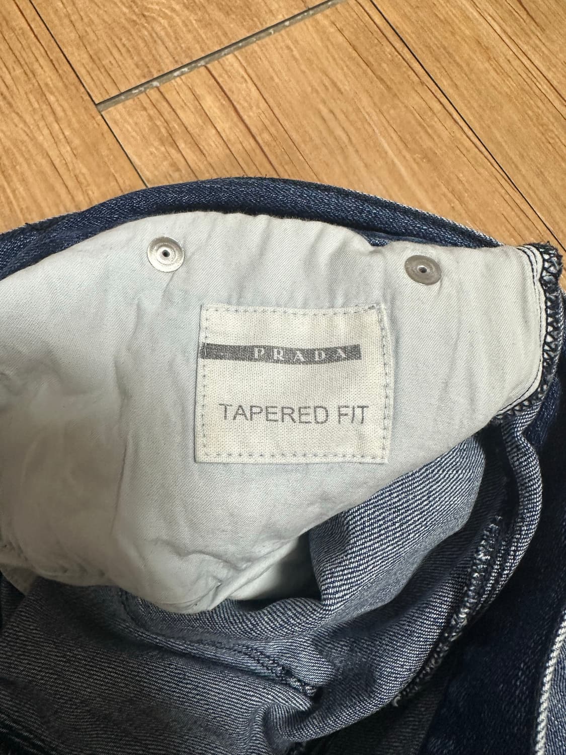 00s Prada Tapered Denim Jeans 상품이미지6