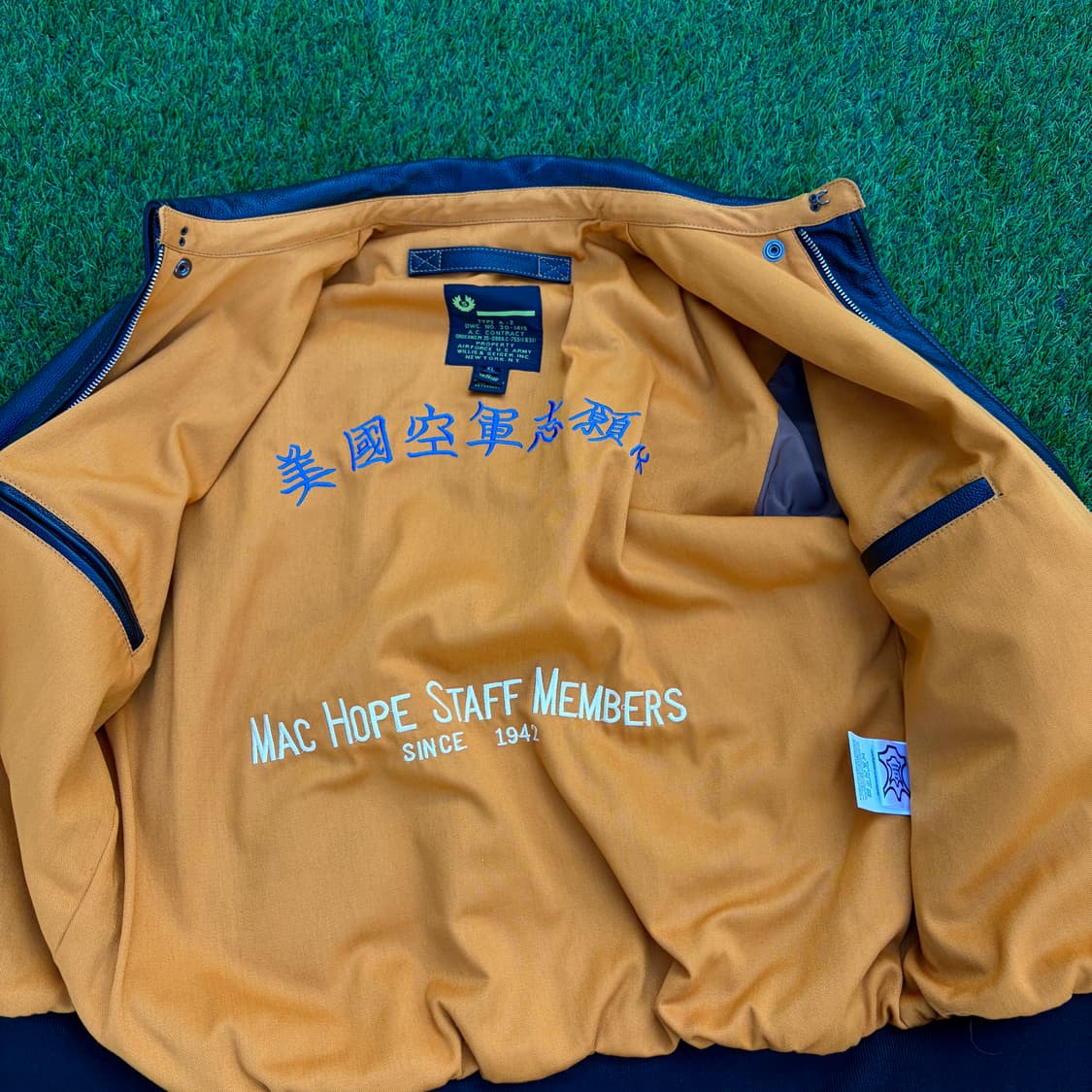 XL)Willis & Geiger A-2 플라이트자켓 상품이미지3