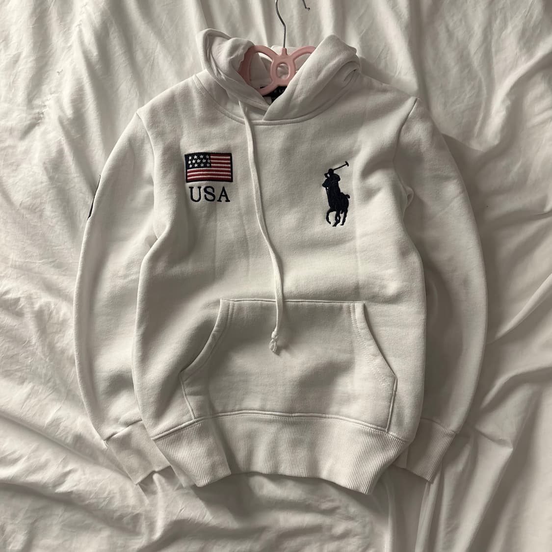 폴로 빅포니 성조기 후드티 상품이미지1