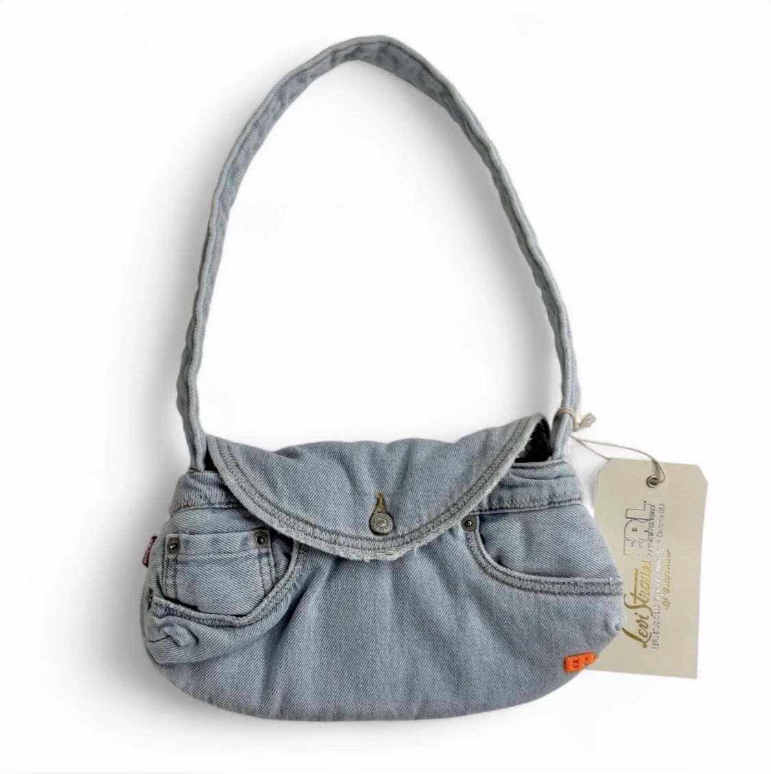 ERL 이알엘 X 리바이스 데님 숄더 백 라이트 블루 상품이미지1