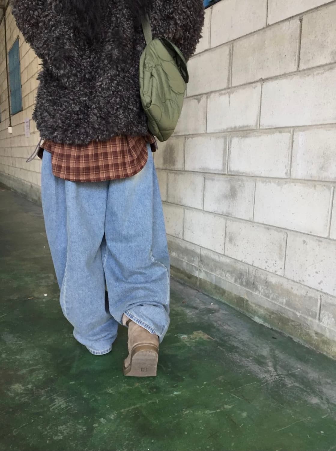 모래하우스 다잉 커브 진 중청 S 상품이미지9