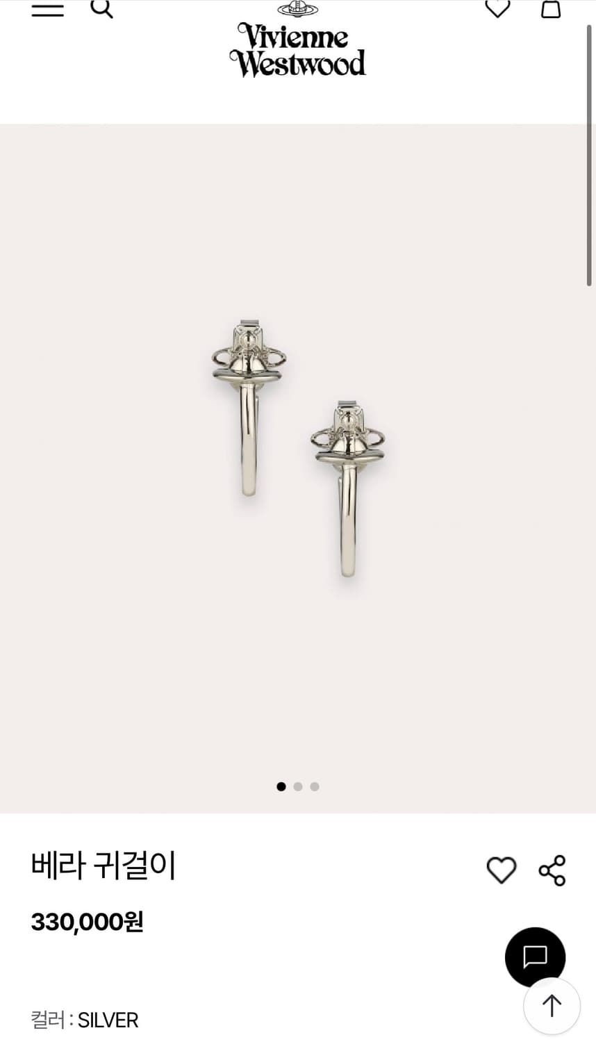 비비안웨스트우드 베라 귀걸이 상품이미지6