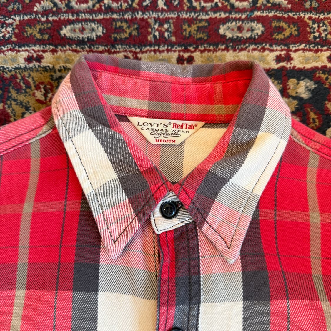 리바이스 레드탭 투포켓 체크 셔츠 [ 100 ] 상품이미지3