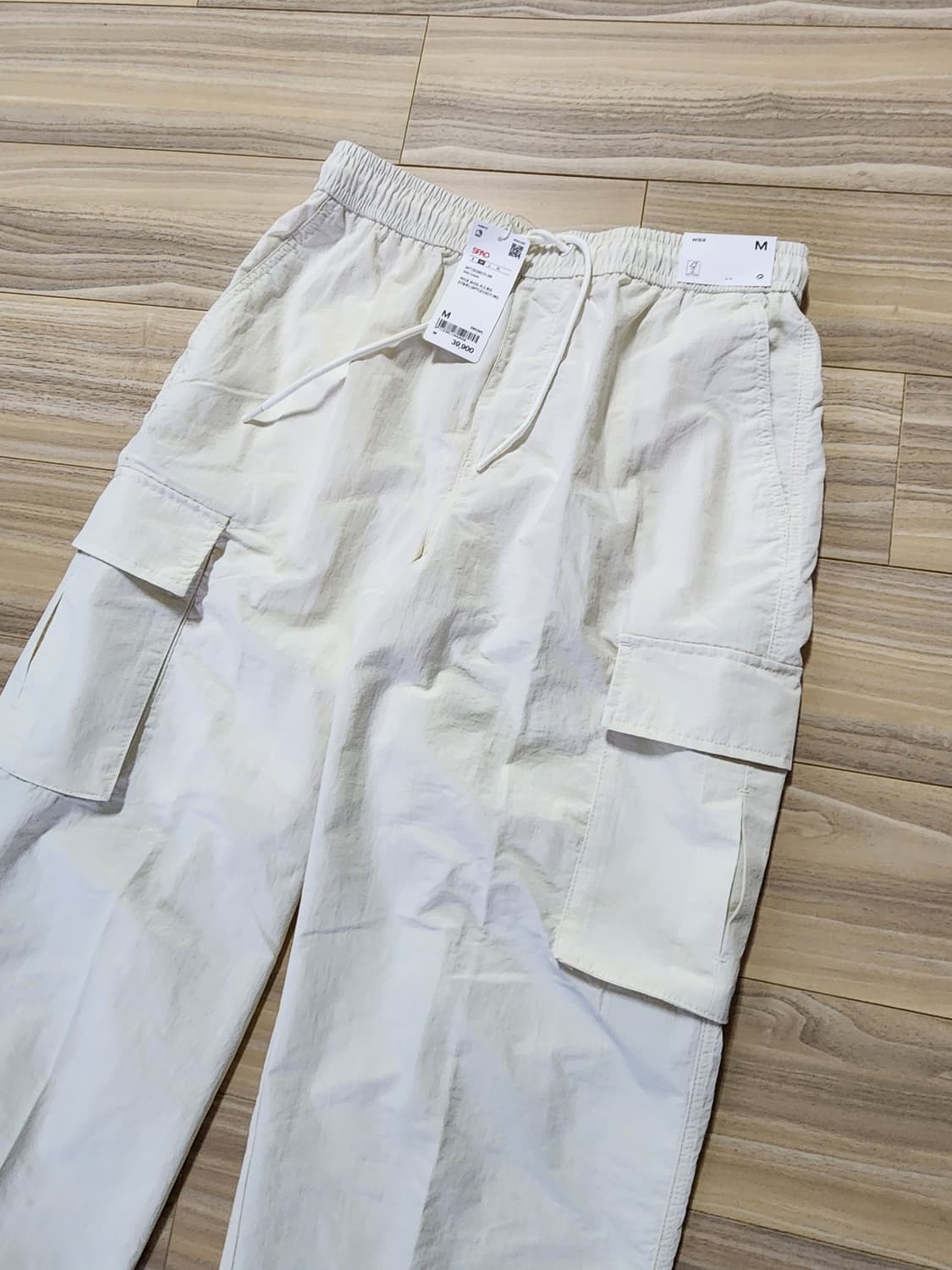 스파오나일론카고팬츠m사이즈크림 상품이미지2