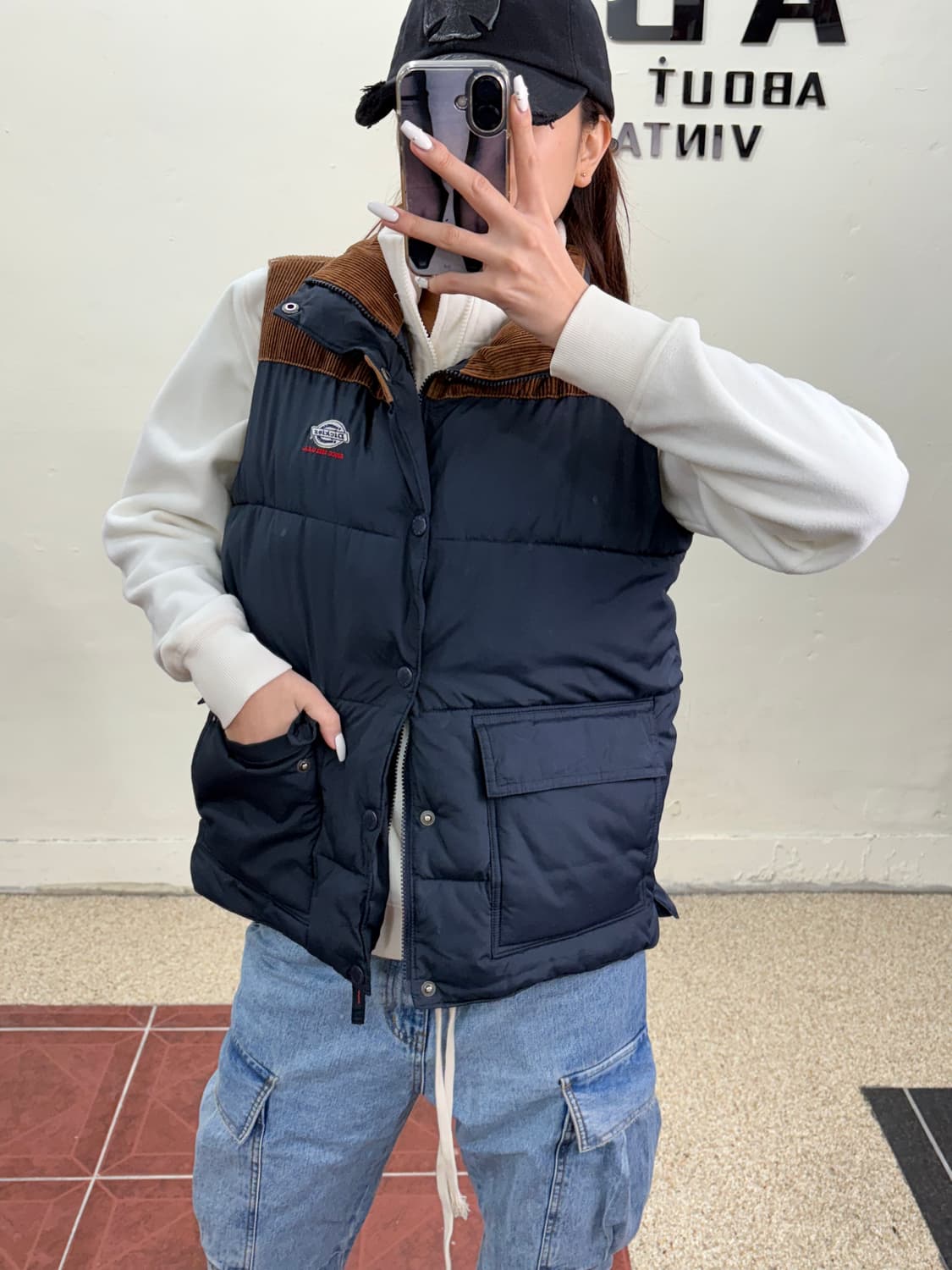 디키즈 코듀로이 패딩 베스트 상품이미지2