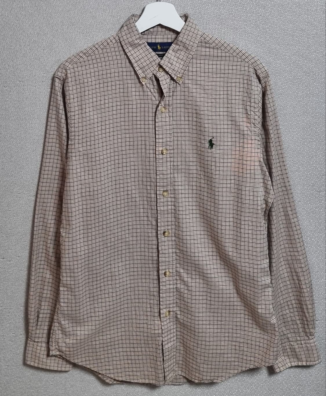 M ) 폴로랄프로렌 브라운 체크셔츠 남방 상품이미지1