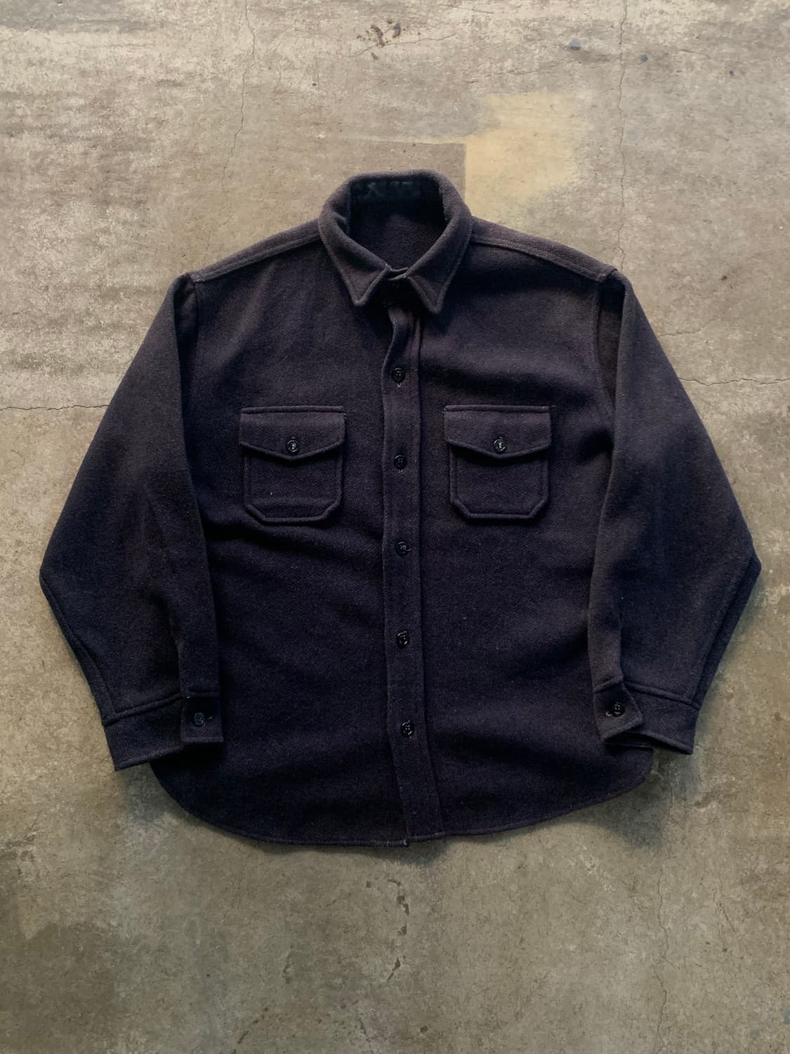 1950-60s 미 해군 울 CPO 셔츠 상품이미지1