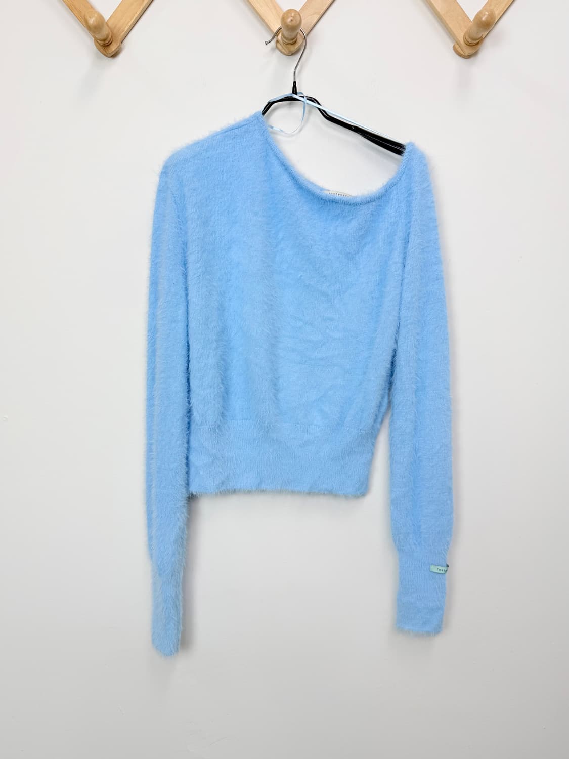 한정판 인스턴드펑크 원숄더 헤어리니트 상품이미지3