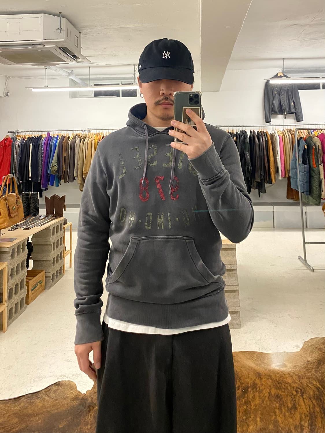 DIESEL washed hoodie 디젤 워싱 후드티 상품이미지10