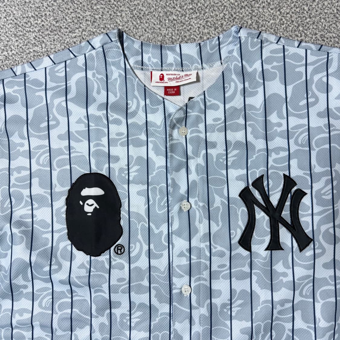 베이프 양키스 미첼엔네스 야구 져지 3XL 상품이미지5