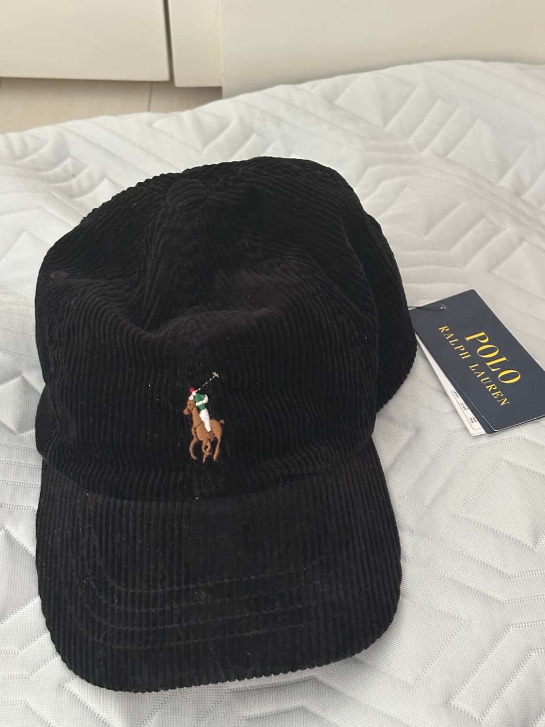 새상품 / 폴로 랄프로렌 코듀로이 볼캡 / 블랙 상품이미지2