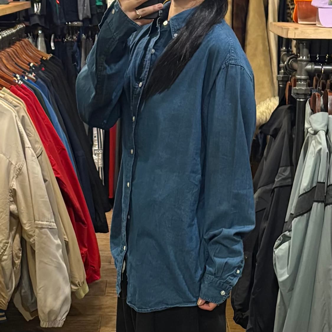 [HI] Carhartt 칼하트 긴팔셔츠 데님중청 상품이미지3