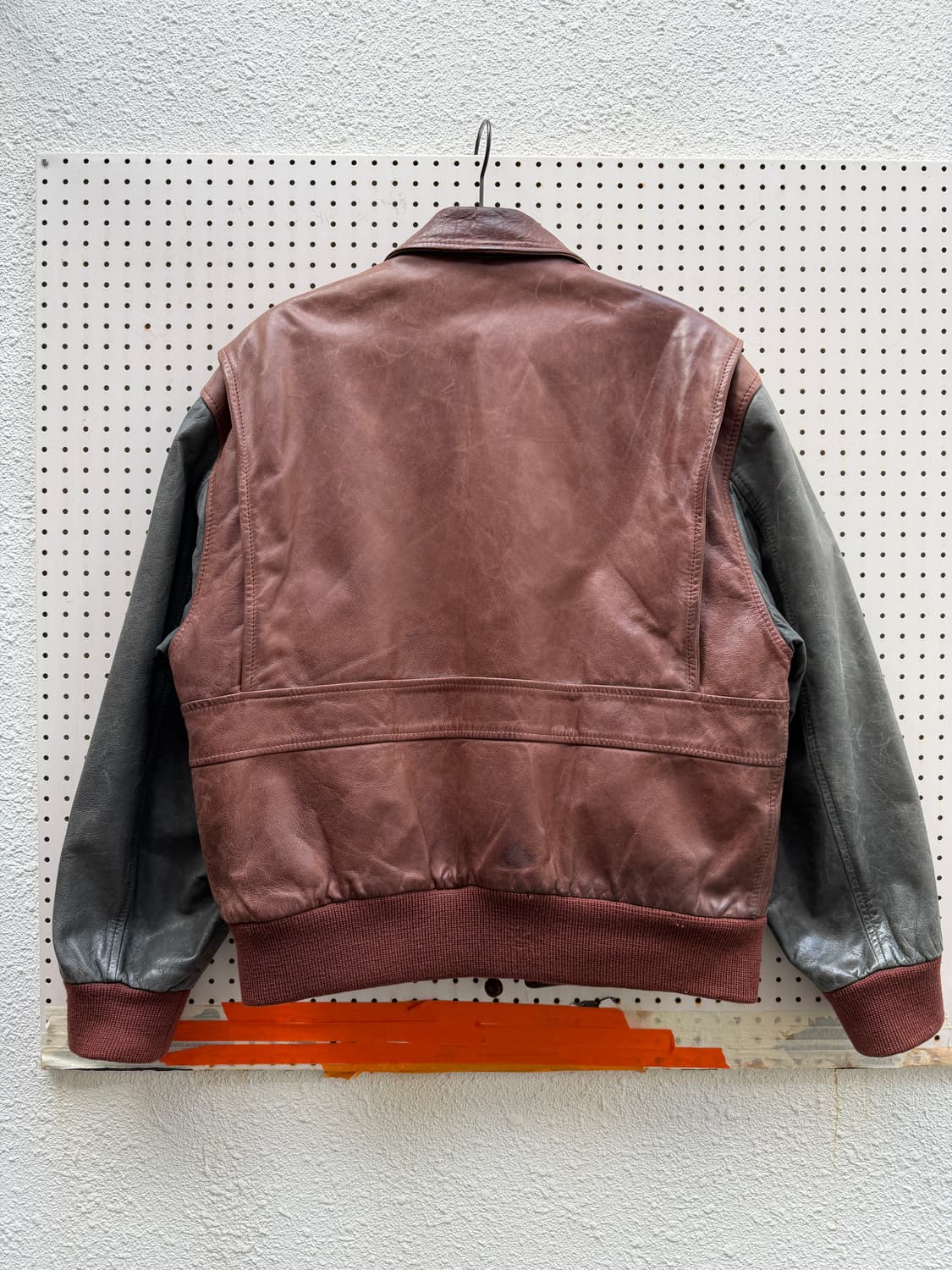 1980s SCOUT COWHIDE FLIGHT 빈티지 A-2 레더봄버 상품이미지2