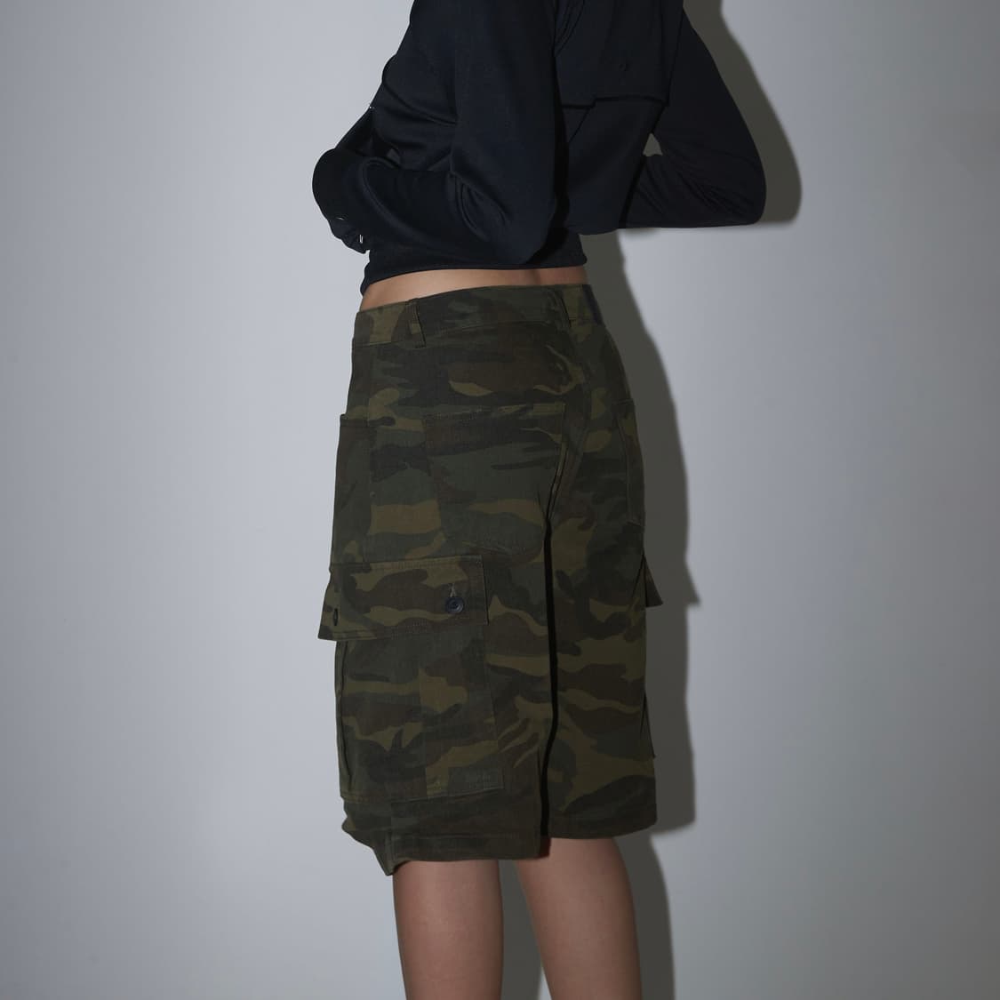 deepinblue 딥인블루 카모 카고 버뮤다 팬츠 상품이미지7